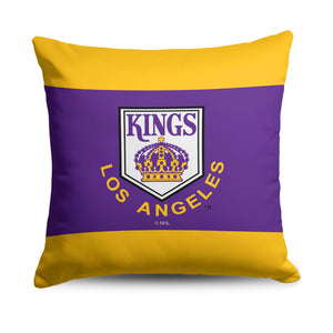 Los Angeles Kings NHL Vintage Logo Throw Pillow 18X18