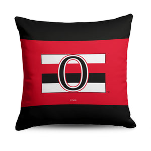 Ottawa Senators NHL Vintage Logo Throw Pillow 18X18