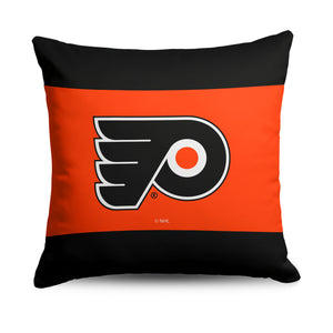 Philadelphia Flyers NHL Vintage Logo Throw Pillow 18X18