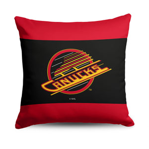 Vancouver Canucks NHL Vintage Logo Throw Pillow 18X18