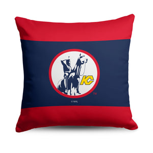 Kansas City Scouts NHL Vintage Logo Throw Pillow 18X18