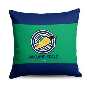 Oakland Seals NHL Vintage Logo Throw Pillow 18X18