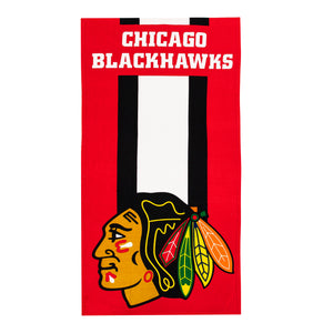 NHL Chicago Blackhawks Zone Read Beach Towel 30x60 inches