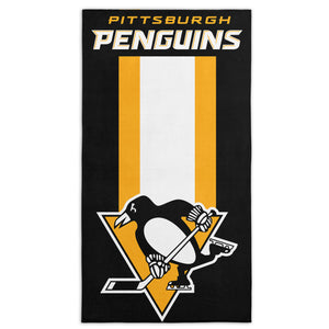 NHL Pittsburgh Penguins Zone Read Beach Towel 30x60 inches