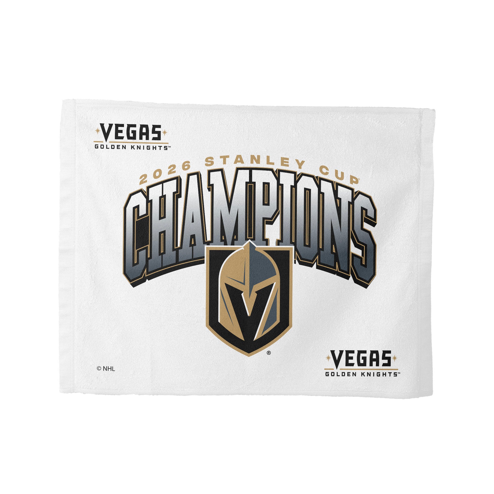 Vegas Golden Knights 2026 Stanley Cup Champions Chanter Rally Towel 15x18 inches