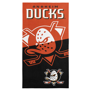 NHL Anaheim Ducks Incisor Microfiber Beach Towel 30x60 inches