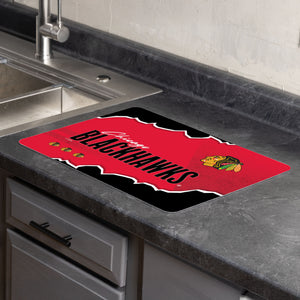 NHL Chicago Blackhawks Torn Small Mat 15×20 inches