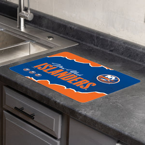 NHL New York Islanders Torn Small Mat 15×20 inches
