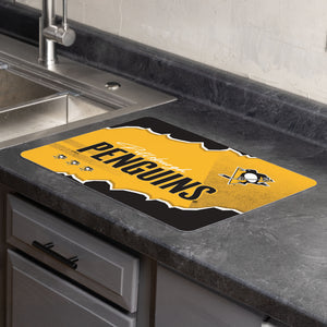 NHL Pittsburgh Penguins Torn Small Mat 15×20 inches