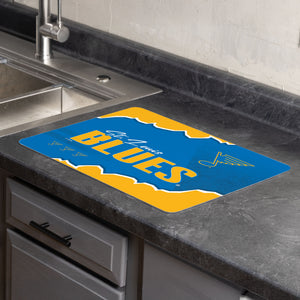 NHL St. Louis Blues Torn Small Mat 15×20 inches