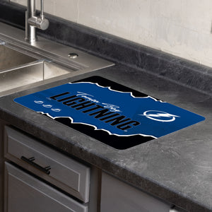 NHL Tampa Bay Lightning Torn Small Mat 15×20 inches