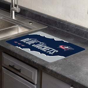 NHL Columbus Blue Jackets Torn Small Mat 15×20 inches