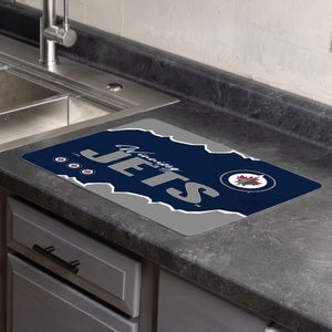 NHL Winnipeg Jets Torn Small Mat 15×20 inches