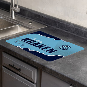NHL Seattle Kraken Torn Small Mat 15×20 inches