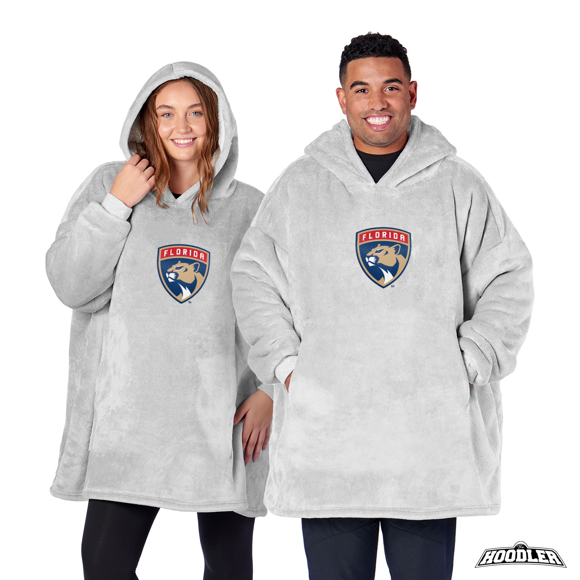 Florida Panthers NHL Heather Grey Hoodler Pullover