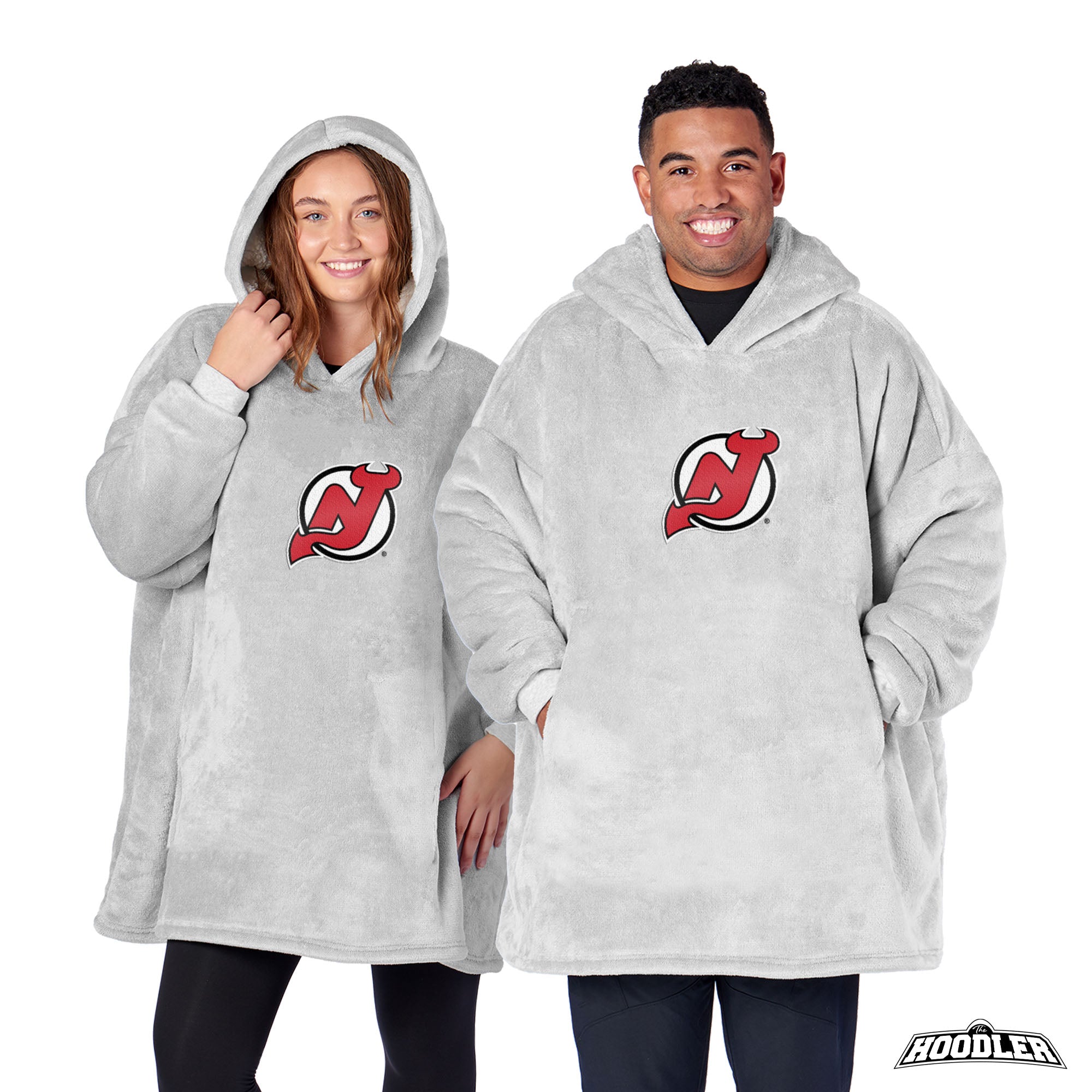 New Jersey Devils NHL Heather Grey Hoodler Pullover