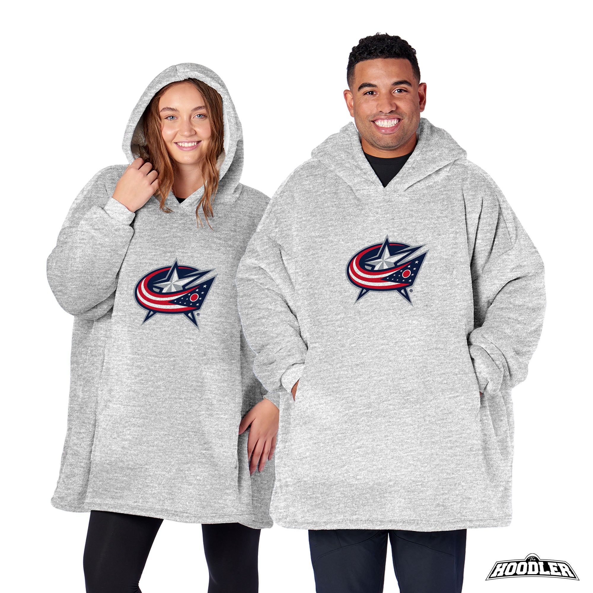 NHL Columbus Blue Jackets Hoodler 32 x 28.5 inches