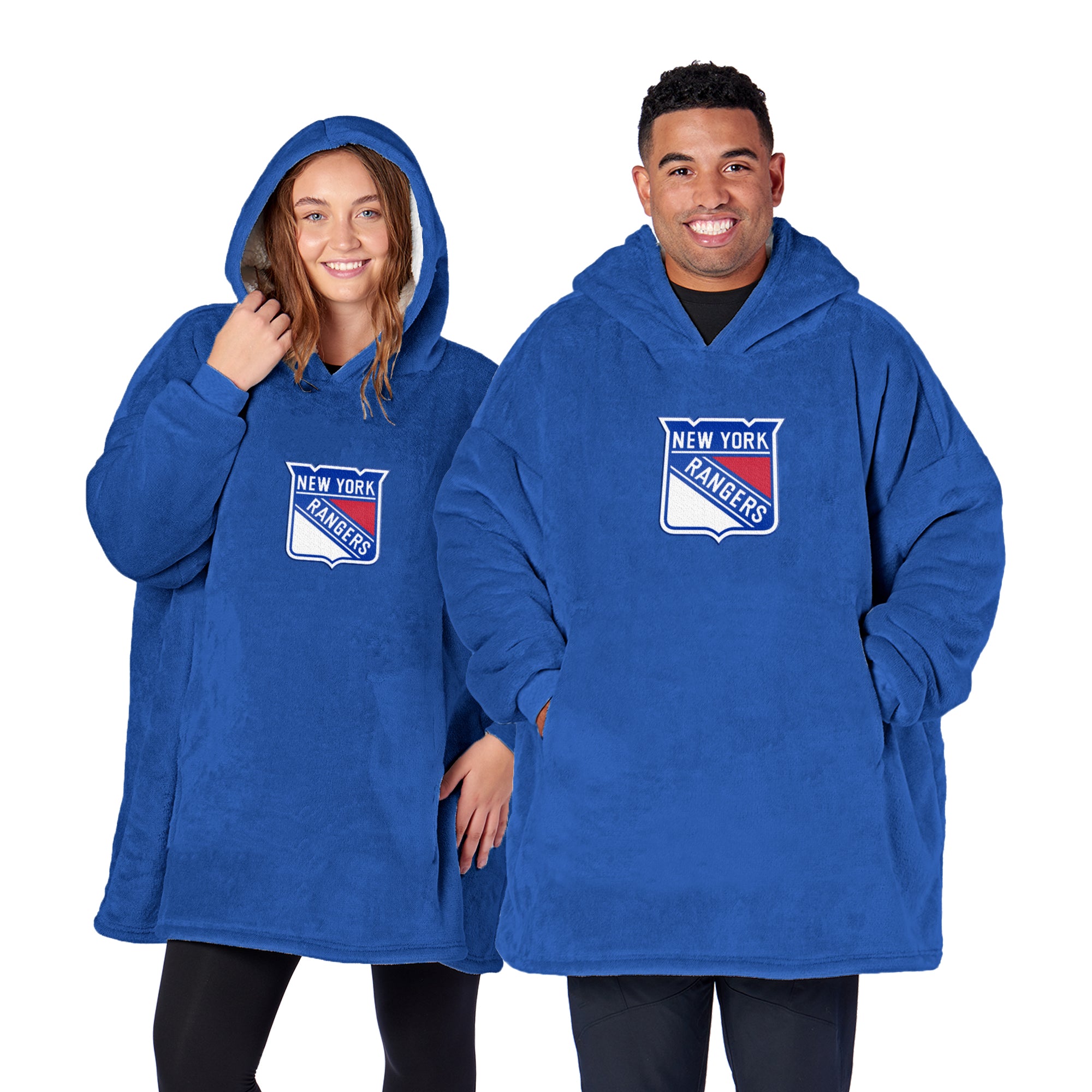New York Rangers Silk Touch Hoodler Blue