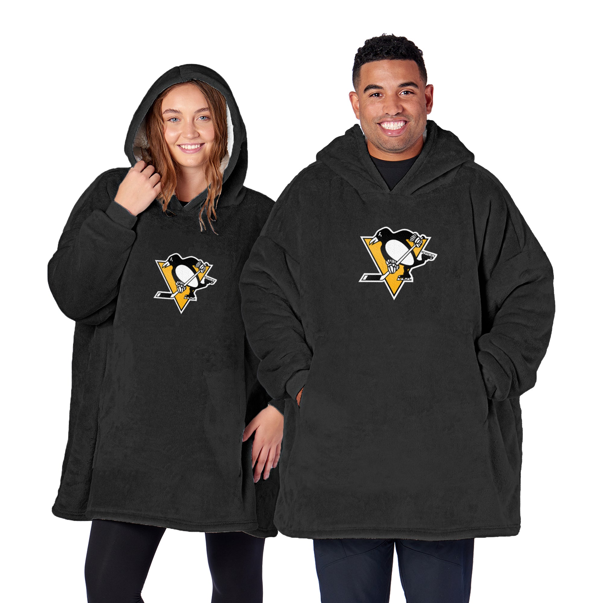 Pittsburgh Penguins Silk Touch Hoodler Black
