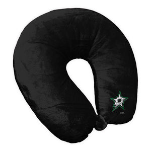 NHL Dallas Stars Logo Black Neck Pillow