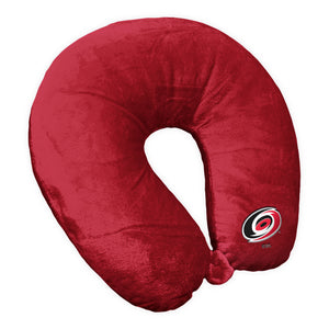 NHL Carolina Hurricanes Logo Red Neck Pillow