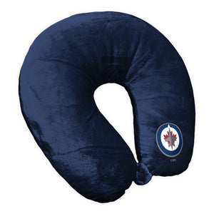 NHL Winnipeg Jets Logo Navy Neck Pillow