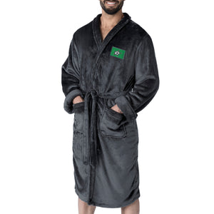 Dallas Stars NHL Black Snipe L/XL Silk Touch Bathrobe 26x47 Inches