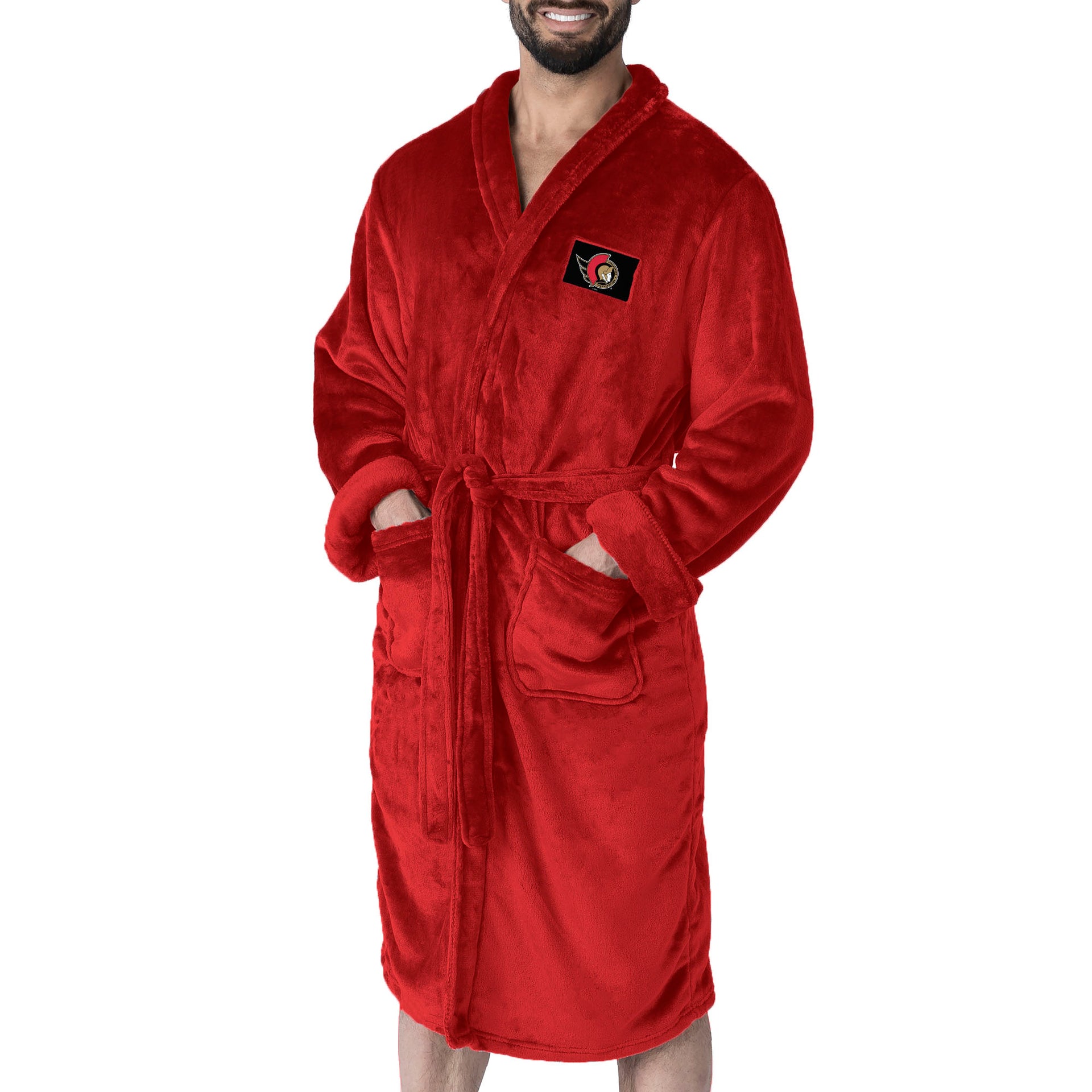 NHL Red Snipe Silk Touch Robe - L / XL