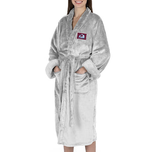 Colorado Avalanche NHL White Snipe S/M Silk Touch Robe 23X41 Inches