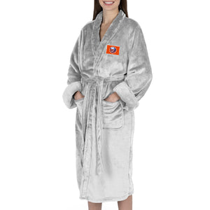 New York Islanders NHL White Snipe S/M Silk Touch Bathrobe 23X41 Inches