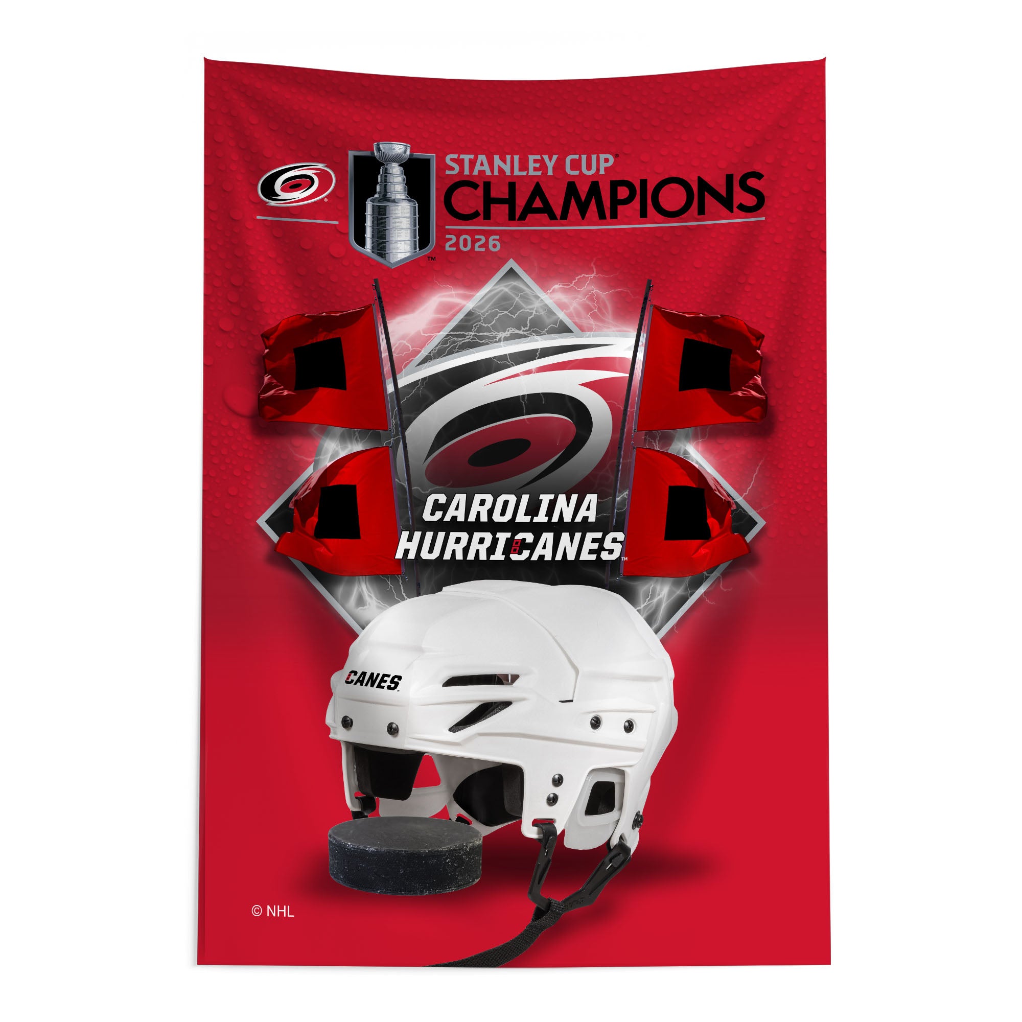Carolina Hurricanes 2026 Stanley Cup Champions Strive Tapestry 24x36 inches