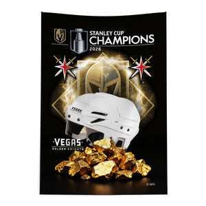 Vegas Golden Knights 2026 Stanley Cup Champions Strive Tapestry 24x36 inches