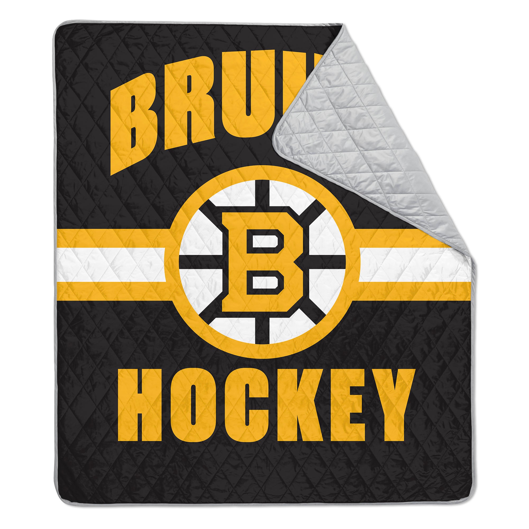 NHL Boston Bruins Iced Out Outdoor Blanket 60x70 inches