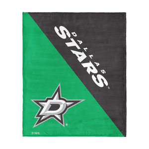 NHL Dallas Stars Halftone Silk Touch Throw Blanket 46x60 inches