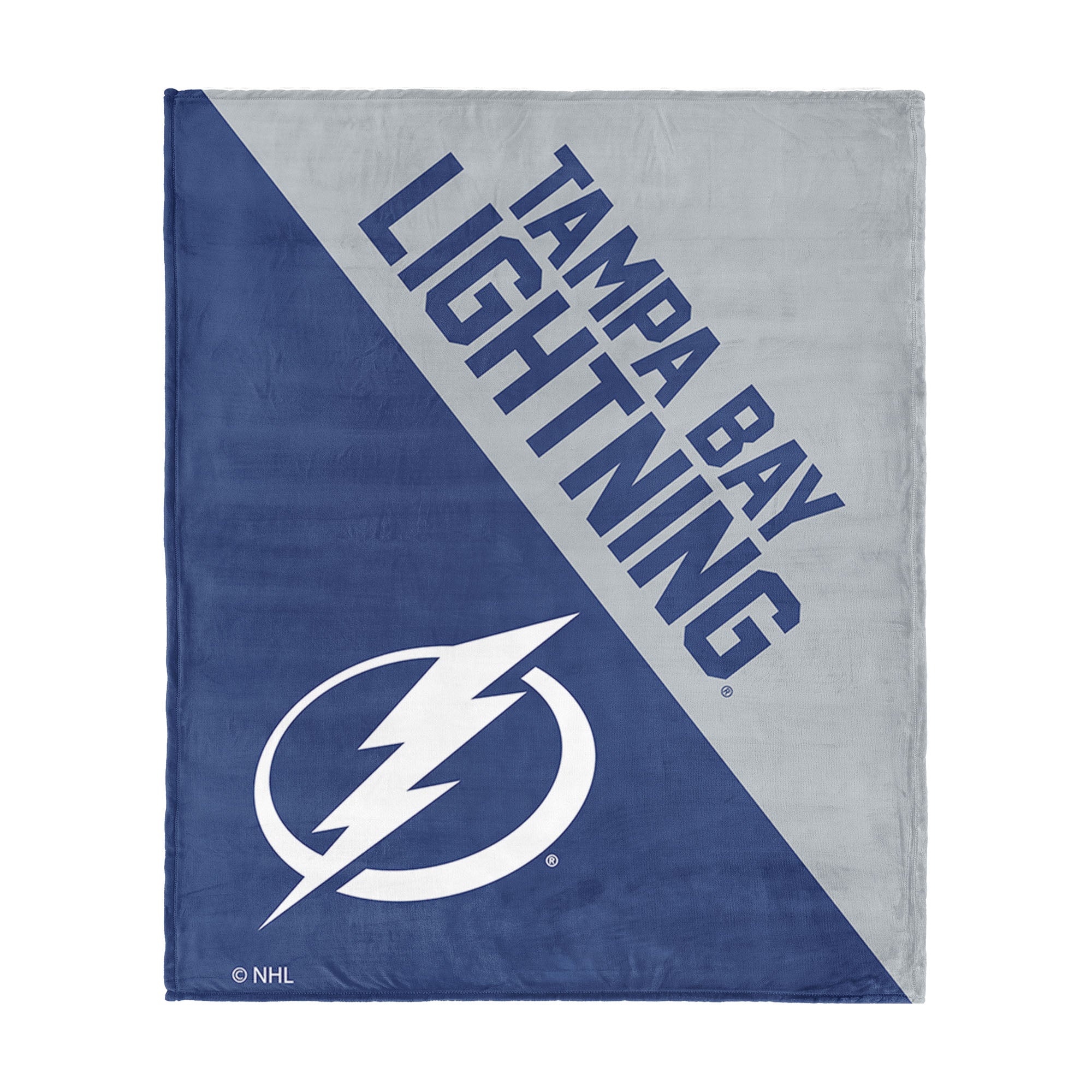 NHL Tampa Bay Lightning Halftone Silk Touch Throw Blanket 46x60 inches