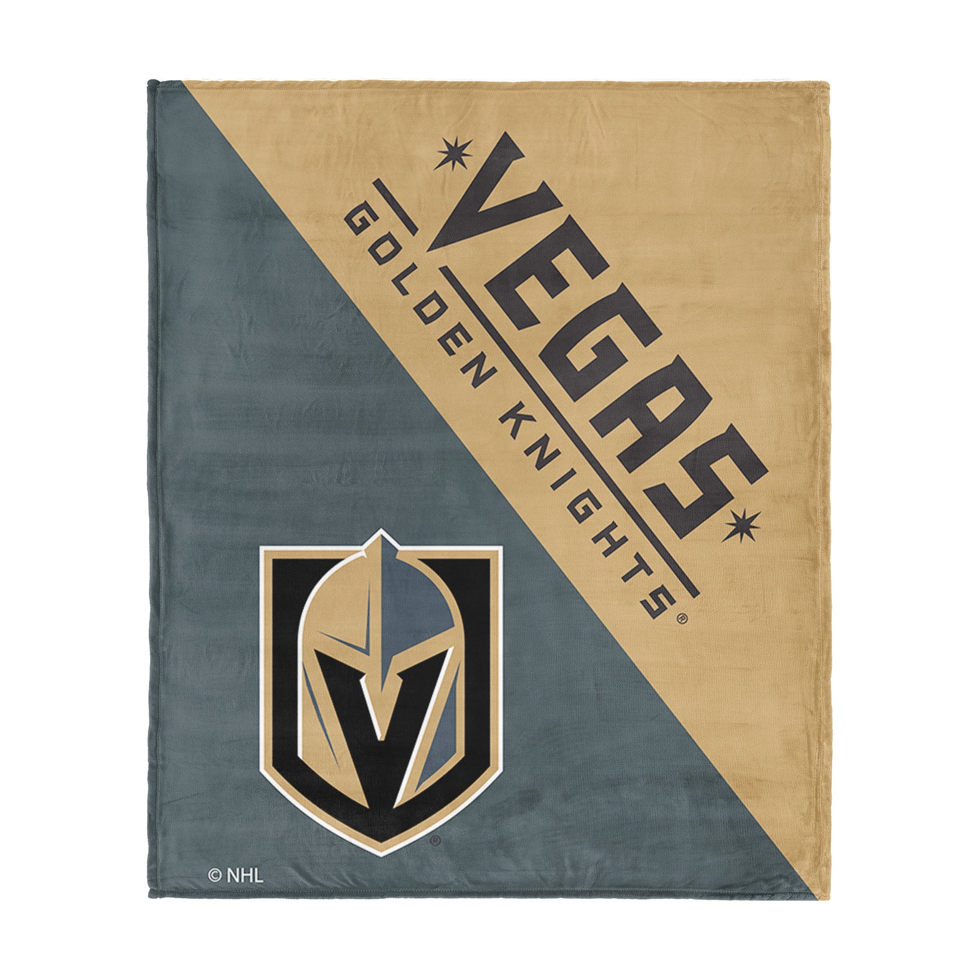 NHL Vegas Golden Knights Halftone Silk Touch Throw Blanket 46x60 inches