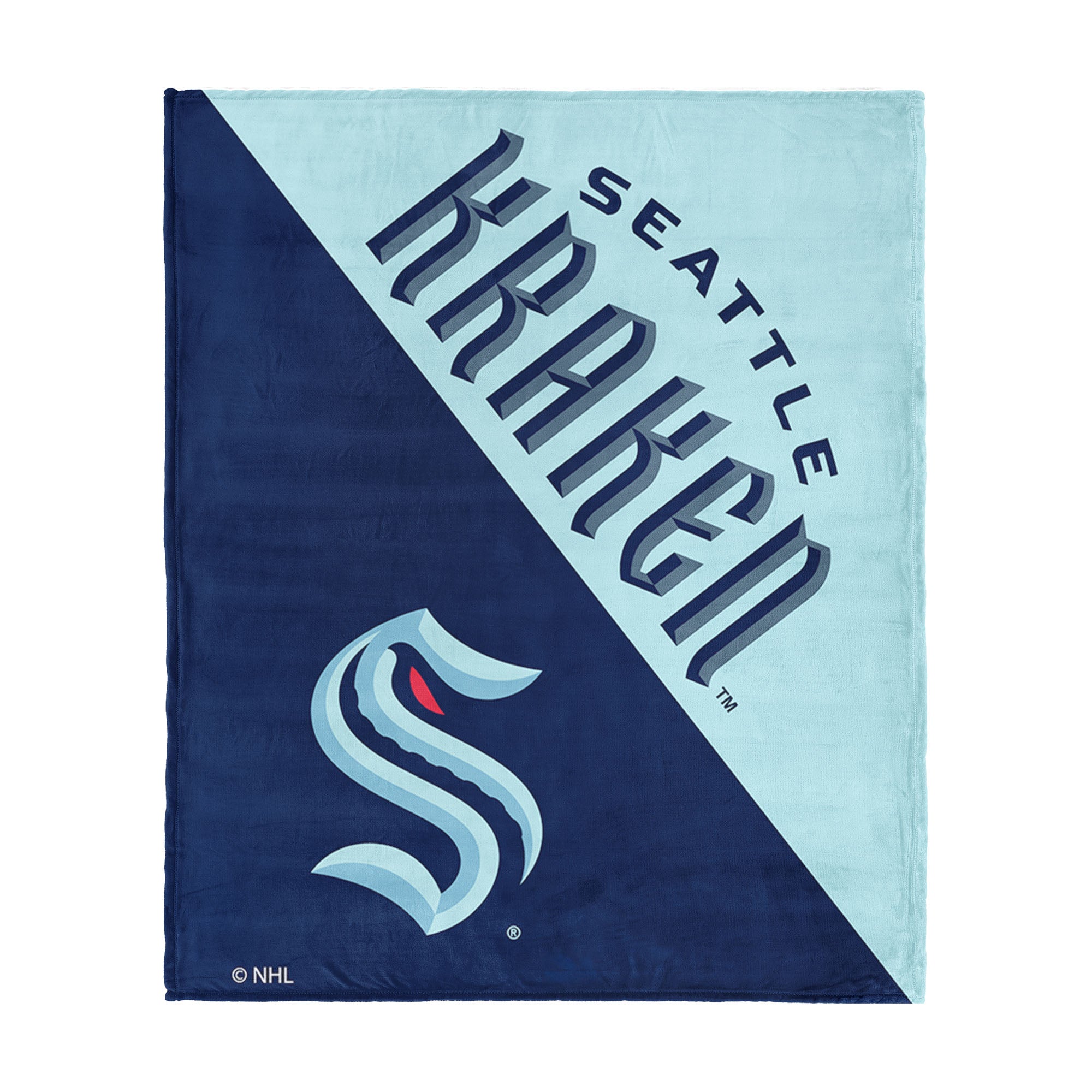 NHL Seattle Kraken Halftone Silk Touch Throw Blanket 46x60 inches