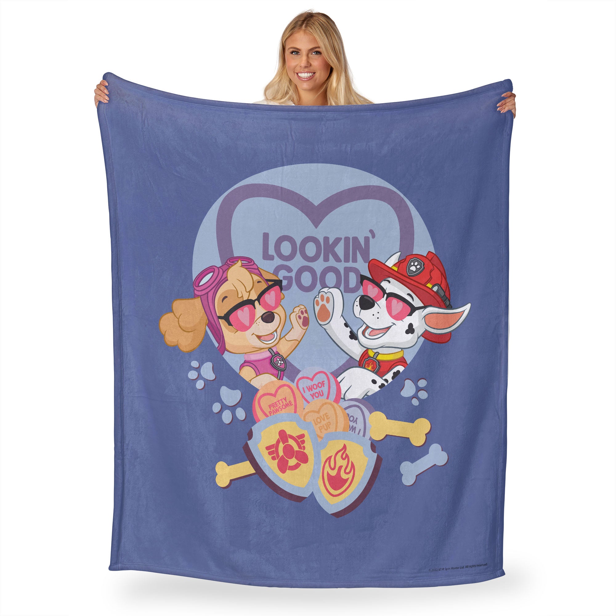 Nickelodeon Paw Patrol Looking Good Silk Touch Throw Blanket 50x60 Inches