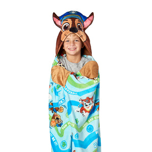 Paw Patrol Smiles And Squiggles Hooded Throw 40×50 inches
