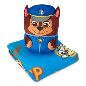 Paw Patrol Pup Time Silk Touch Throw Blanket, 50×60 inches and 11 inch Plush Set