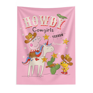 Hasbro Peppa Pig Howdy Cowgirl Wall Hanging 40x57 inches
