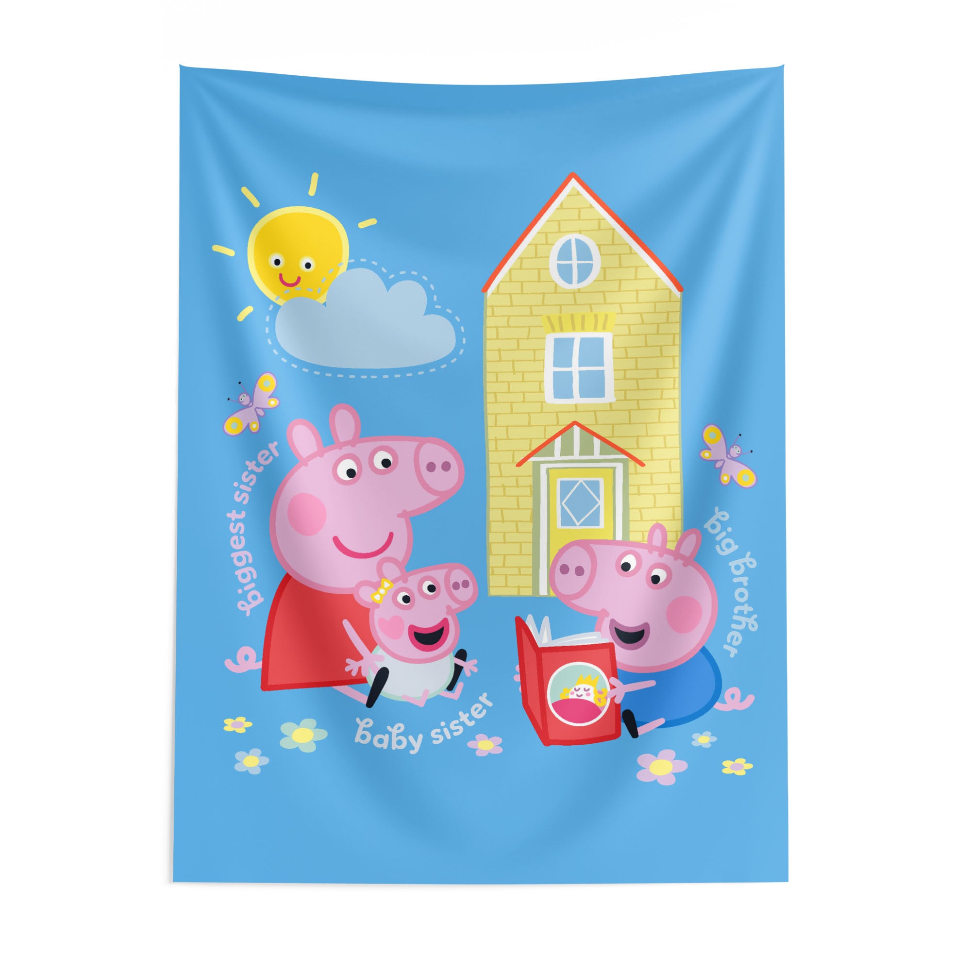 Hasbro Peppa Pig Sibling Time Together Wall Hanging 40x57 inches