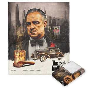 Paramount The Godfather Godfather Poster Silk Touch Throw Blanket 50x60 Inches