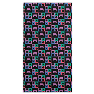 Sony PlayStation Controller Pattern Beach Towel 30x60 inches
