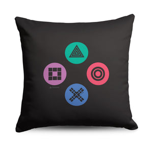 Sony PlayStation Buttons Throw Pillow 18x18 inches