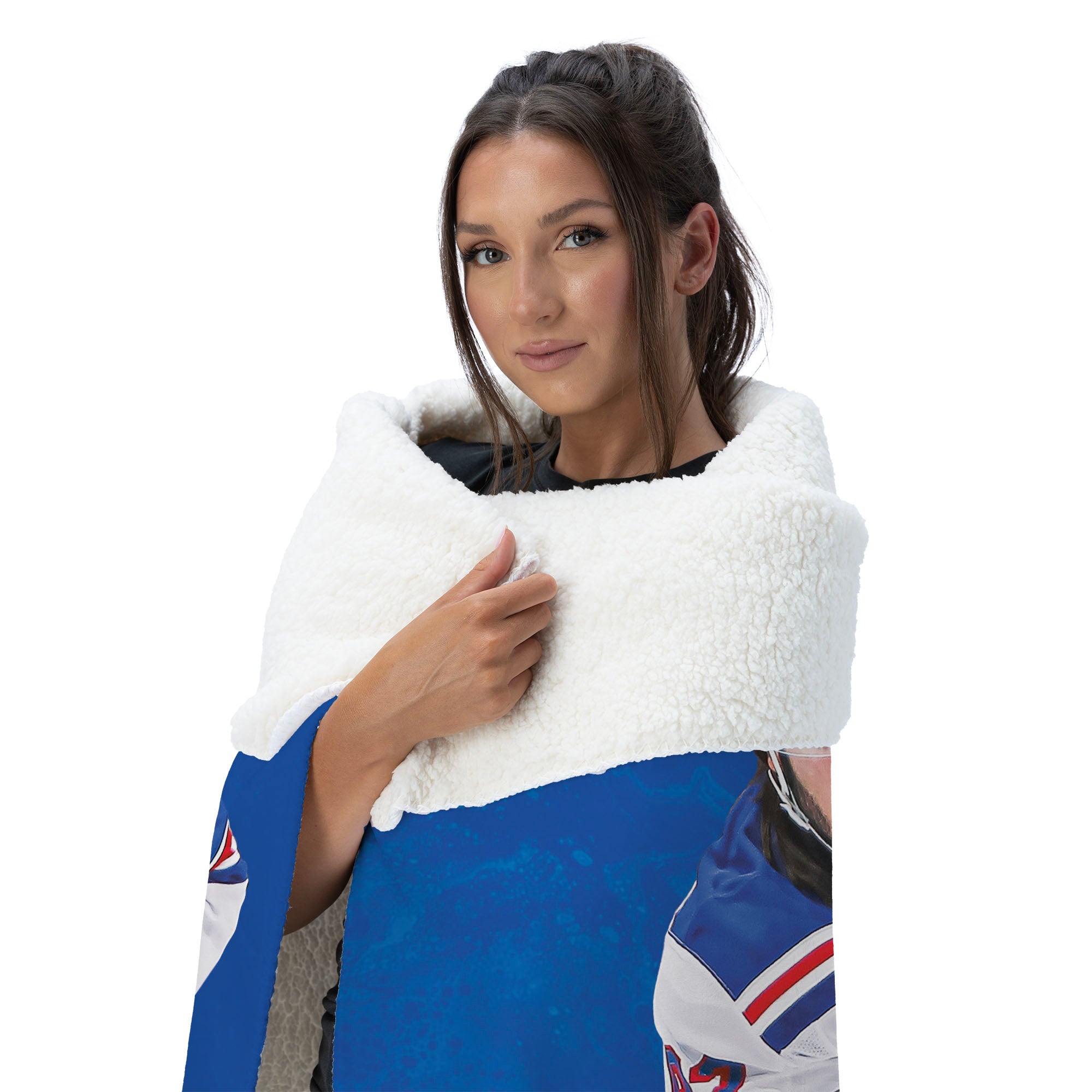 New York Rangers Mika Zibanejad NHL Silk Touch Sherpa Throw Blanket 50X60 Inches