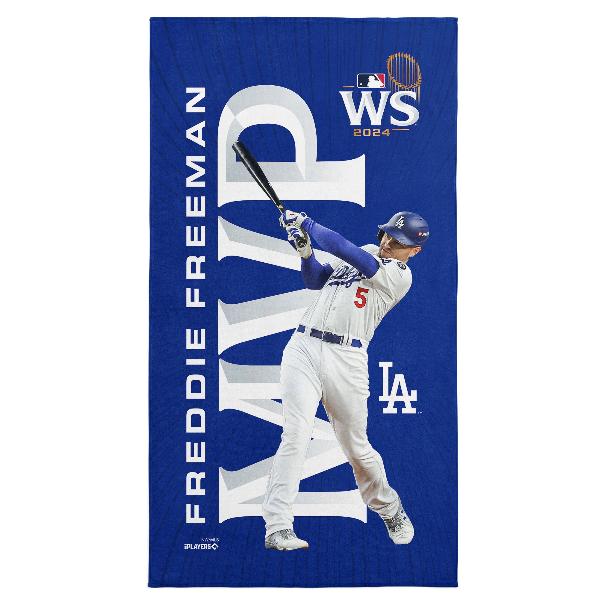 VINTAGE ~ Los Angeles Dodgers BLUE KNIGHT newest MASCOT Baseball ~ Beach Towel MLB SGA