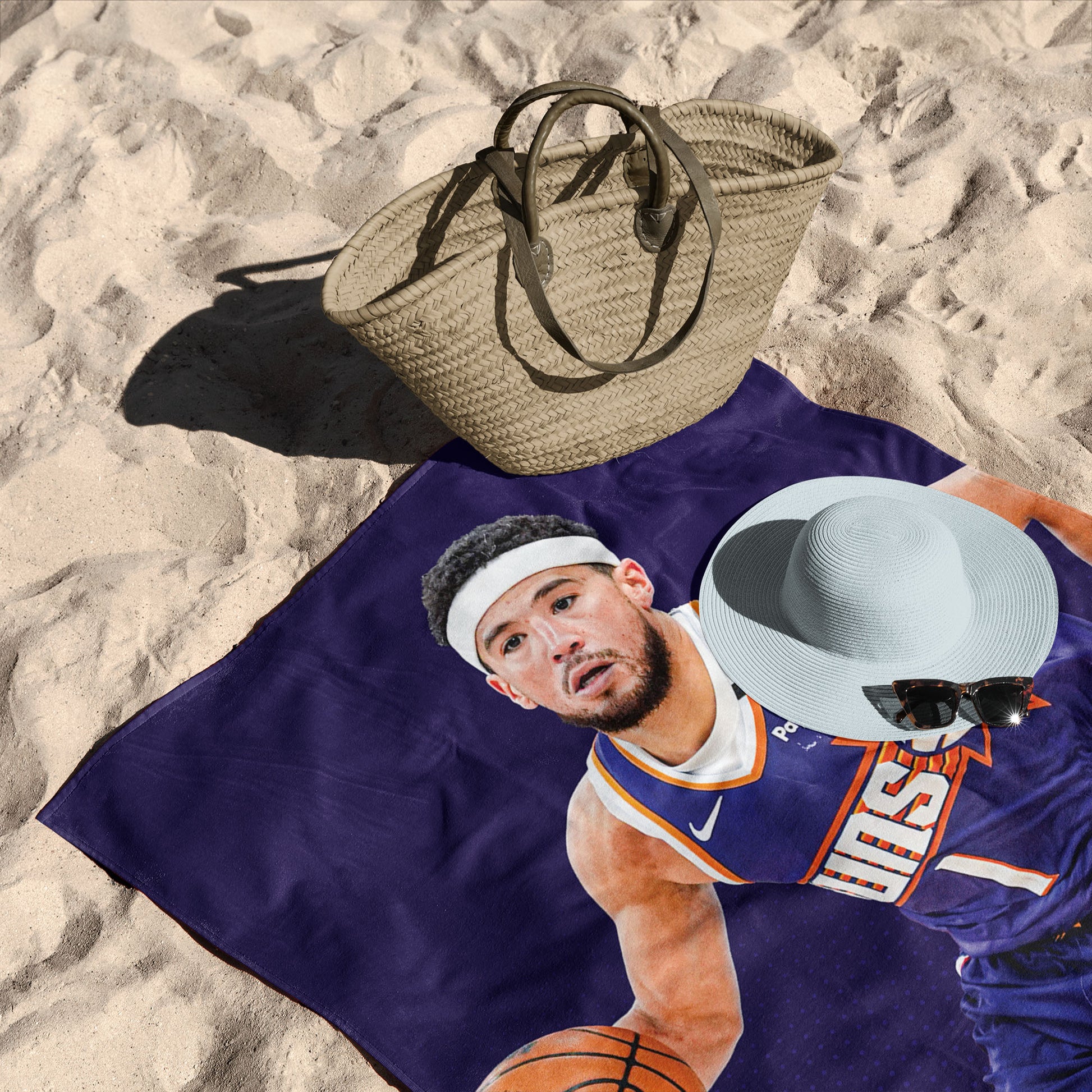 NBA Phoenix Suns Devin Booker Beach Towel 30x60 inches