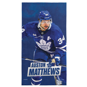 Toronto Maple Leafs Auston Matthews NHL Beach Towel 30X60 Inches