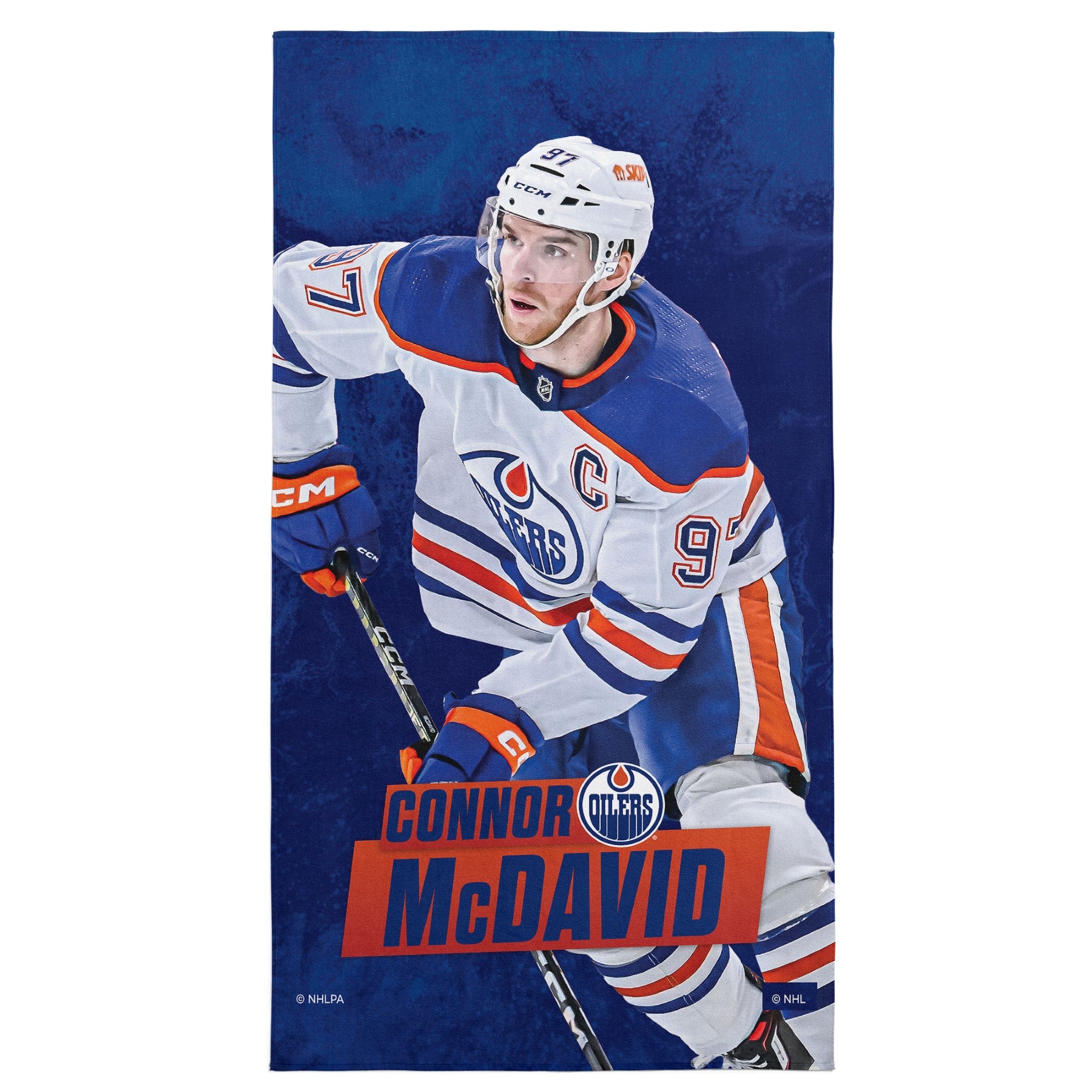 Edmonton Oilers Connor McDavid NHL Beach Towel 30X60 Inches